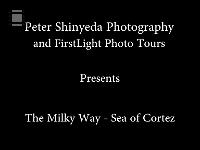 The Milky Way - Sea of Cortez